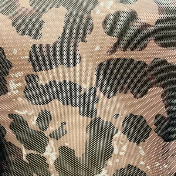 🌸3 for $20 SHEIN Leopard SheerTop long sleeves Size M Animal Print Apparel 🐅 - Picture 6 of 12